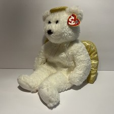 Ty Beanie Buddy HALO II the Angel Bear Nostalgic Plush Stuffed Animal Toy NWT