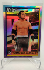 2021 Topps Heritage WWE Rainbow Foil #17 Humberto Carrillo wrestling card