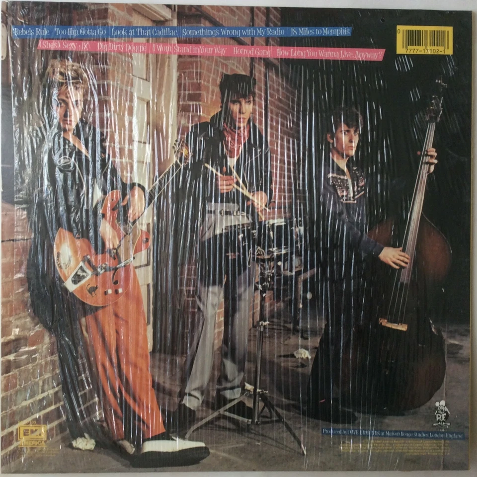 Stray Cats-Rant N Rave-VINYL-LP-1983-EMI-Brian Setzer-SO-7102-Rockabilly-rare - Image 4 of 4