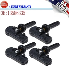 (4) OEM TPMS Tire Pressure Monitoring Sensors for Chevy GMC 13586335/13598771