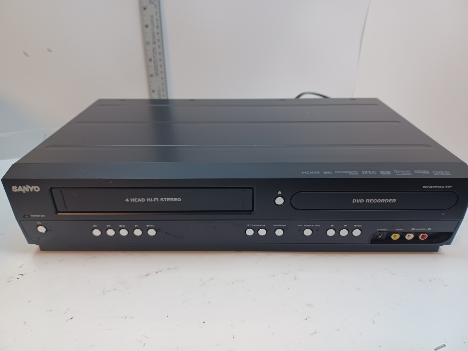Sanyo DVD VCR Combo DVD Recorder FWZV475F Convert VHS to DVD Open Box