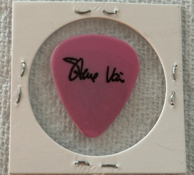 Steve Vai Signature David Lee Roth Guitar Pick 1986 Eat Em and