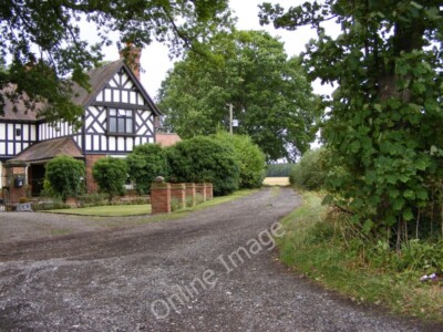 Photo 6x4 Lodge Path Ackleton A view of the footpath alongside the Lodge  c2010