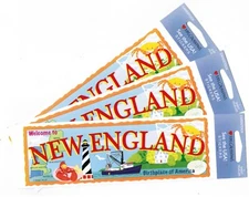 NEW ENGLAND 3 NEW Large Title Mrs. Grossman's See the USA Scrapbook Stickers!