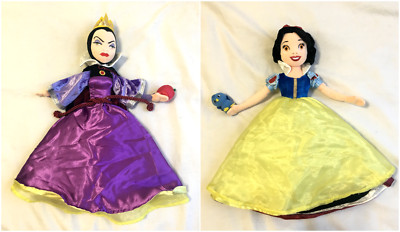 Evil Queen Snow White Topsy Turvy Plush Doll Disneyland Disney World RARE HTF