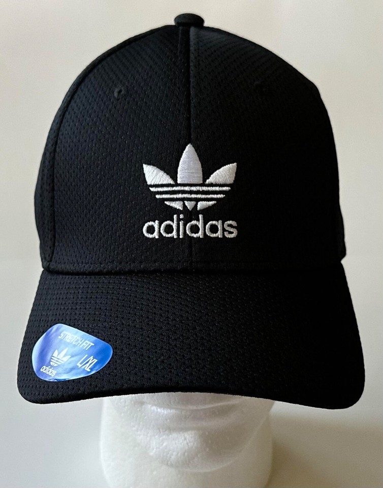 Adidas Men's Breathable Lightweight Fitted Cap Hat Size L/XL New
