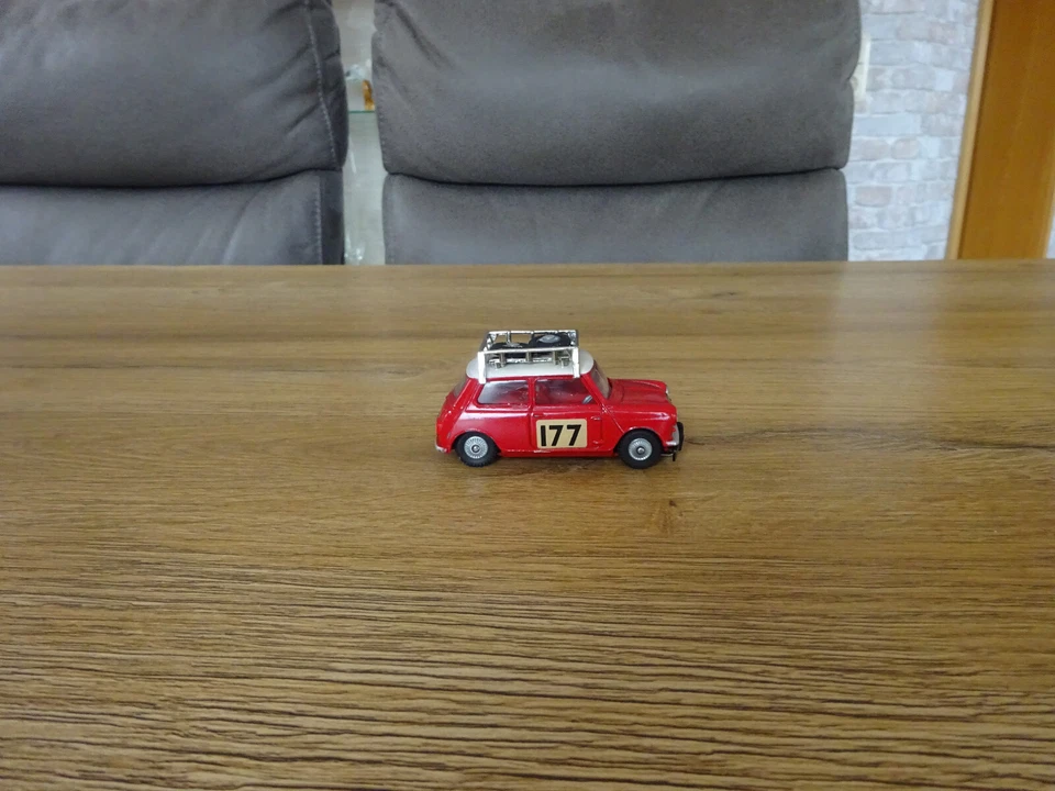 Corgi Toys 339 Mini Cooper Ralley 'Monte Carlo 1967' 60er Jahre Corgi Rarität - Bild 2 von 4