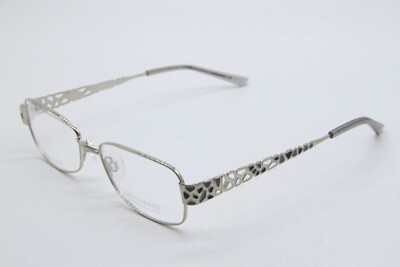 CONCEPT FLEX BY CHARMANT CH 12106 SILVER AUTHENTIC EYEGLASSES 54-18