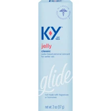 K-Y KY Jelly Classic Glide Water Based Personal Lubricant 2 oz
