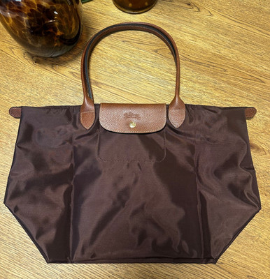 Longchamp Le Pliage Tote Shoulder Bag Large Ebony Brown L1899089P81
