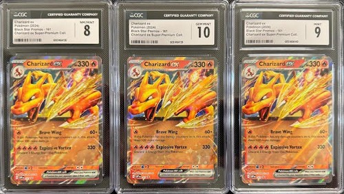 Charizard ex graded CGC 8 for sale on eBay