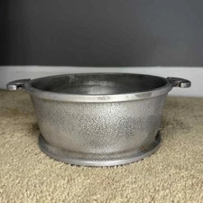 Vintage Guardian Service Hammered Cast Aluminum Round Casserole 7" without Lid