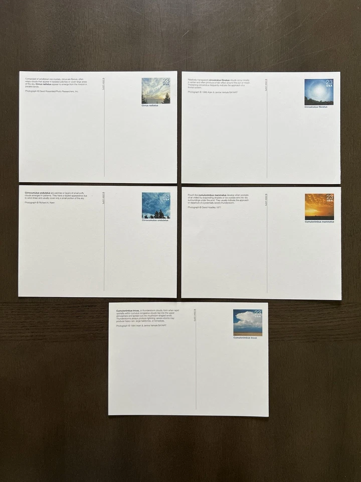 2004 Cloudscapes - Scott UX421-435 - Ser of 15 Postcards - Image 2 of 4