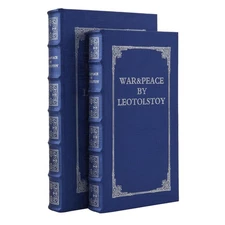 Decorative Books with Blue Faux Leather Book Boxes for Decoration Display Cof...