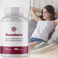 1-3 PACKS Boostaro Capsules -Boostaro -Blood Flow Virility For Men 60 Caps UK