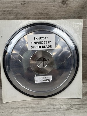 Univex 7512 Slicer Blade 12'' 3 Hole Replacement 75120009 F3024116 SK-U7512 New