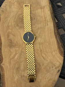 Authentic Vintage Gold Plated Citizen Quartz Watch #1020-S54562 NEEDS BATTERY SEE DESC