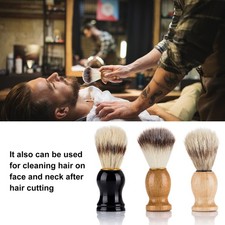 Men's Beard Shaving Brush Barber Salon Men Facial Beard Cleaning Grooming SYOR