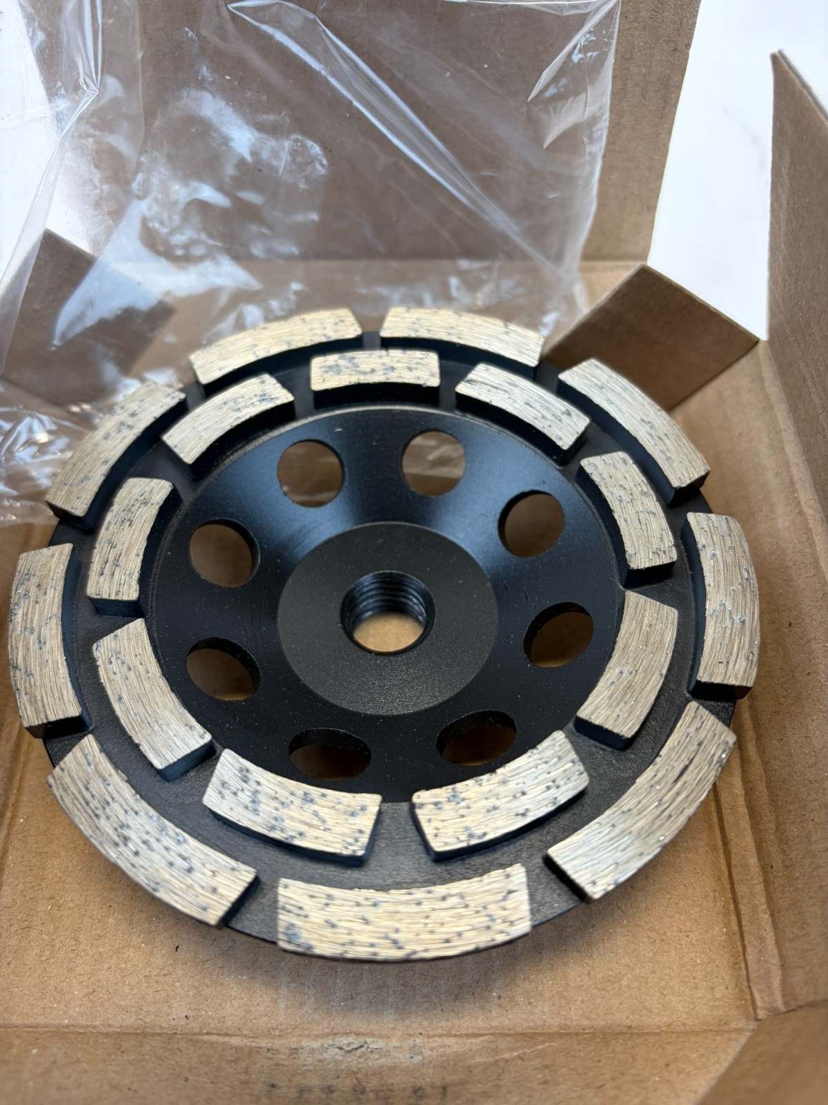 Thinset Removal Bit 4.5" Double Row Diamond Grinding Cup Wheel 5/8-11 NEW