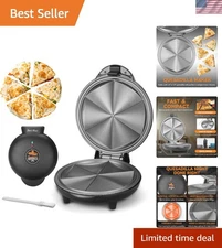 Deluxe Quesadilla Maker with Extra Stuffing Design, Non-Slip & 900 Watts Power