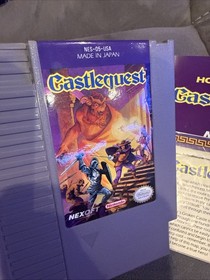 Castlequest (Nintendo Entertainment System NES Game Map & Manual Tested 🔥🔥🔥🔥