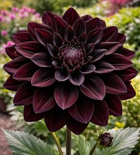 Black Dahlia 3 Tubers for Planting Deep Burgundy Premium Garden Ready Tubers