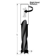 Freud BP50057R 5 mm Dia. Brad Point Bit