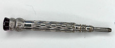 Vintage Antique Silver WAHL EVERSHARP Mechanical Pencil Twist Antique with Gem