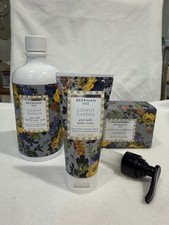 Beekman W/ MacKenzie Childs Covent Gardens Goat Milk Bath Set, New, Sealed, HTF