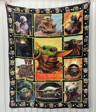 The Mandalorian Baby Yoda 40x50 Inch Throw Blanket Cover Soft Bedding Gift