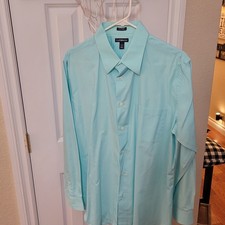 Large Mens Dress Shirt Fitted 16.5-17 34/35