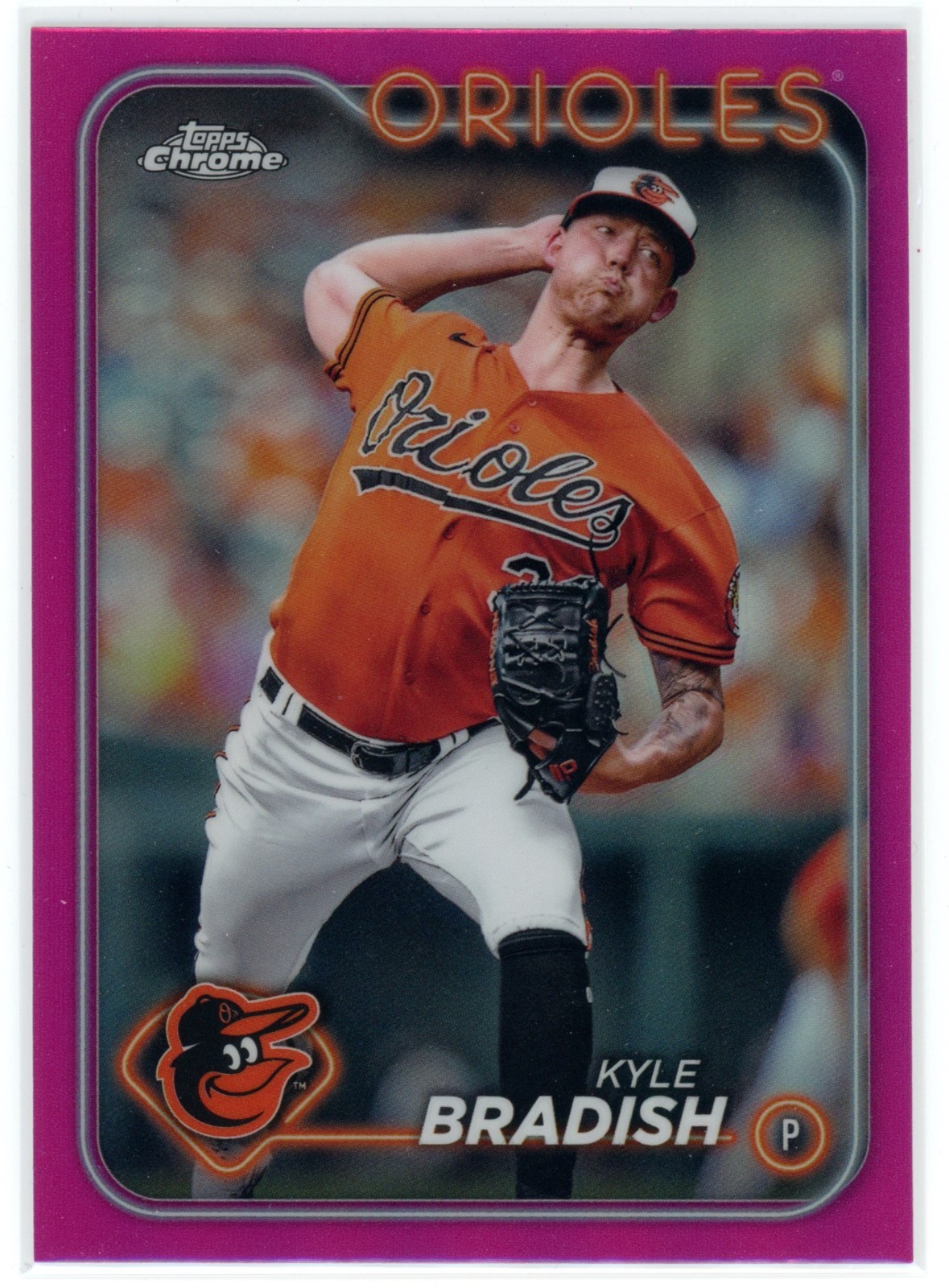 2024 Topps Chrome - Kyle Bradish #69 Pink Refractor