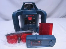 BOSCH GRL 240HV & LR24 ROTARY LASER LEVEL KIT- USED.