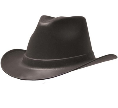 VCB200-06 Vulcan Cowboy Style Hard Hat with Ratchet Suspension Black One Size