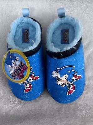 Sonic Kids Slip-On Blue Slippers US 4/5 Sonic the Hedgehog ECS03110NR