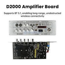 D2000 Bluetooth 5.1 Audio Power Amplifier Board 2.1 Channel 100W*2+200W TPA3221