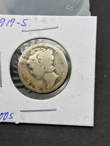 1919 S Mercury Dime - Good -  $1.99 Shipping