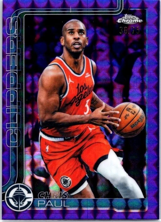 25+ Topps Chris Paul Basketball Serial Numbered Sports Trading