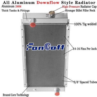 204-0996 4 Row Radiator Cooler For Caterpillar CAT E320C 320C 320CL Excavator