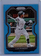 2021 Panini Prizm #248 Luis Robert Carolina Blue Prizm