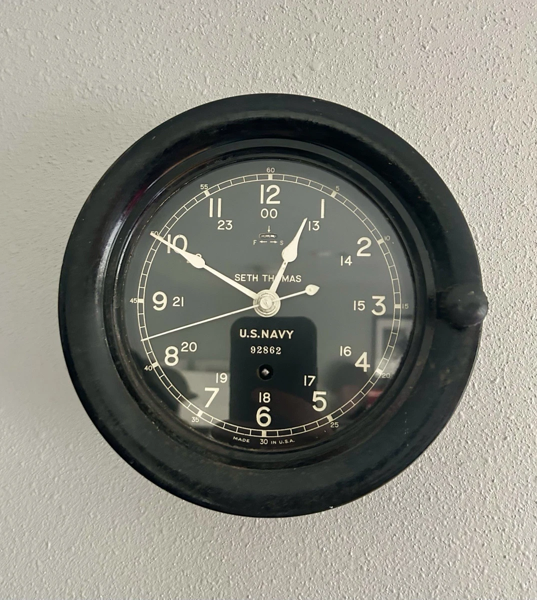 Seth Thomas US Navy Antique Maritime Clocks for sale | eBay