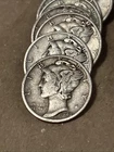 40 Pack of 90% Silver Mercury Dimes - Between 1934-1945 (No 1938 or 1942)
