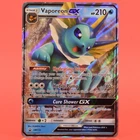 Pokemon TCG English Card Sun & Moon Promo SM172 Vaporeon GX Holo Rare