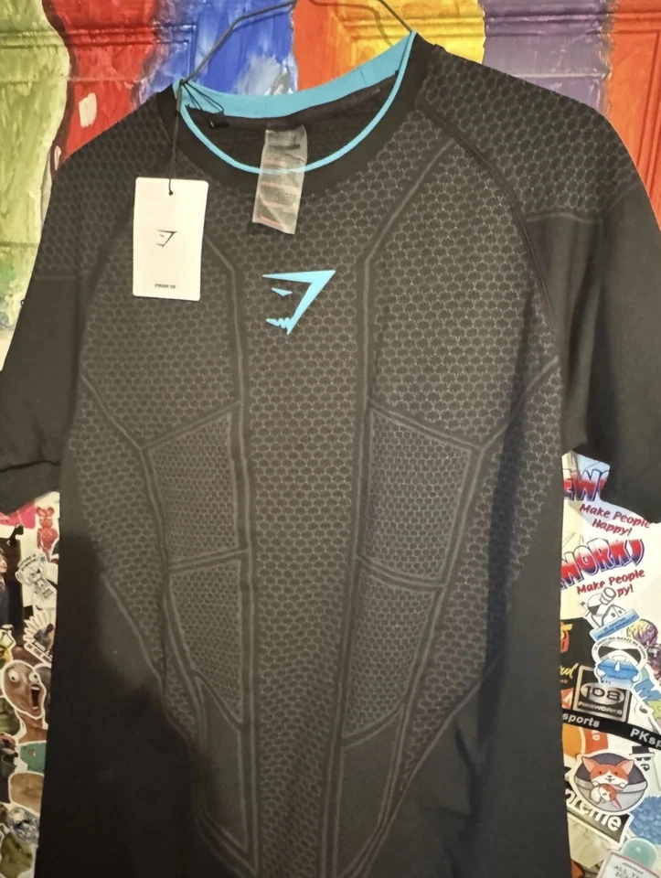 Gymshark оникс V3 Imperial рубашка серый размер средний (РЕДКАЯ) - Изображение 3 из 4