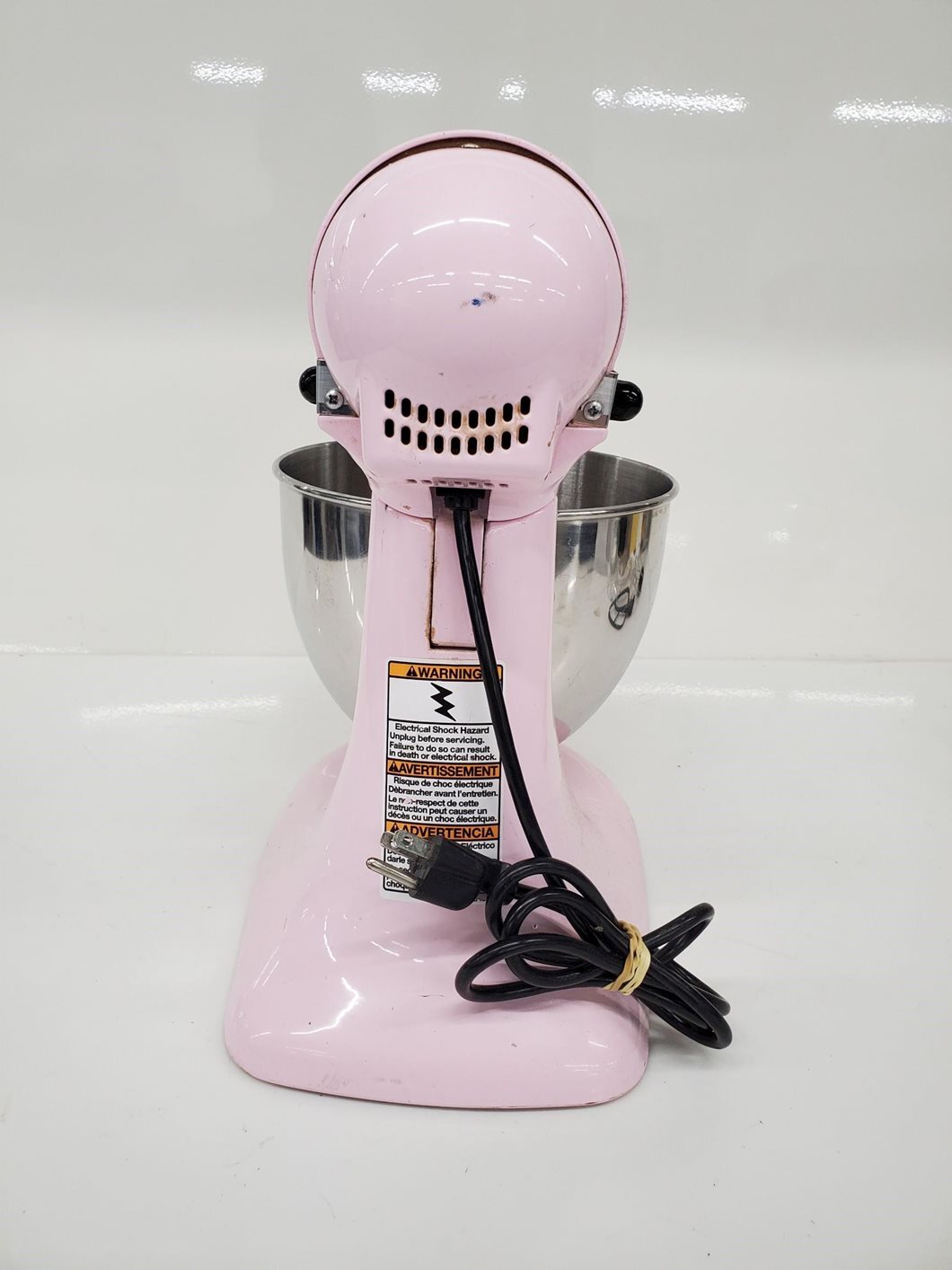 Pink KitchenAid Artisan Countertop Mixer w/ 3 Mixers & Bowl Shield eBay