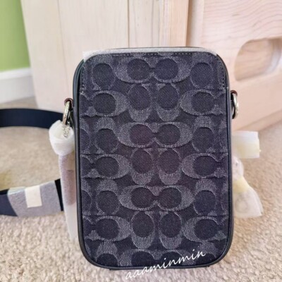 【極美品】COACH コーチ クロスボディー　CO946 スタントン NWT Coach Stanton Crossbody In Signature Denim CO946 | eBay