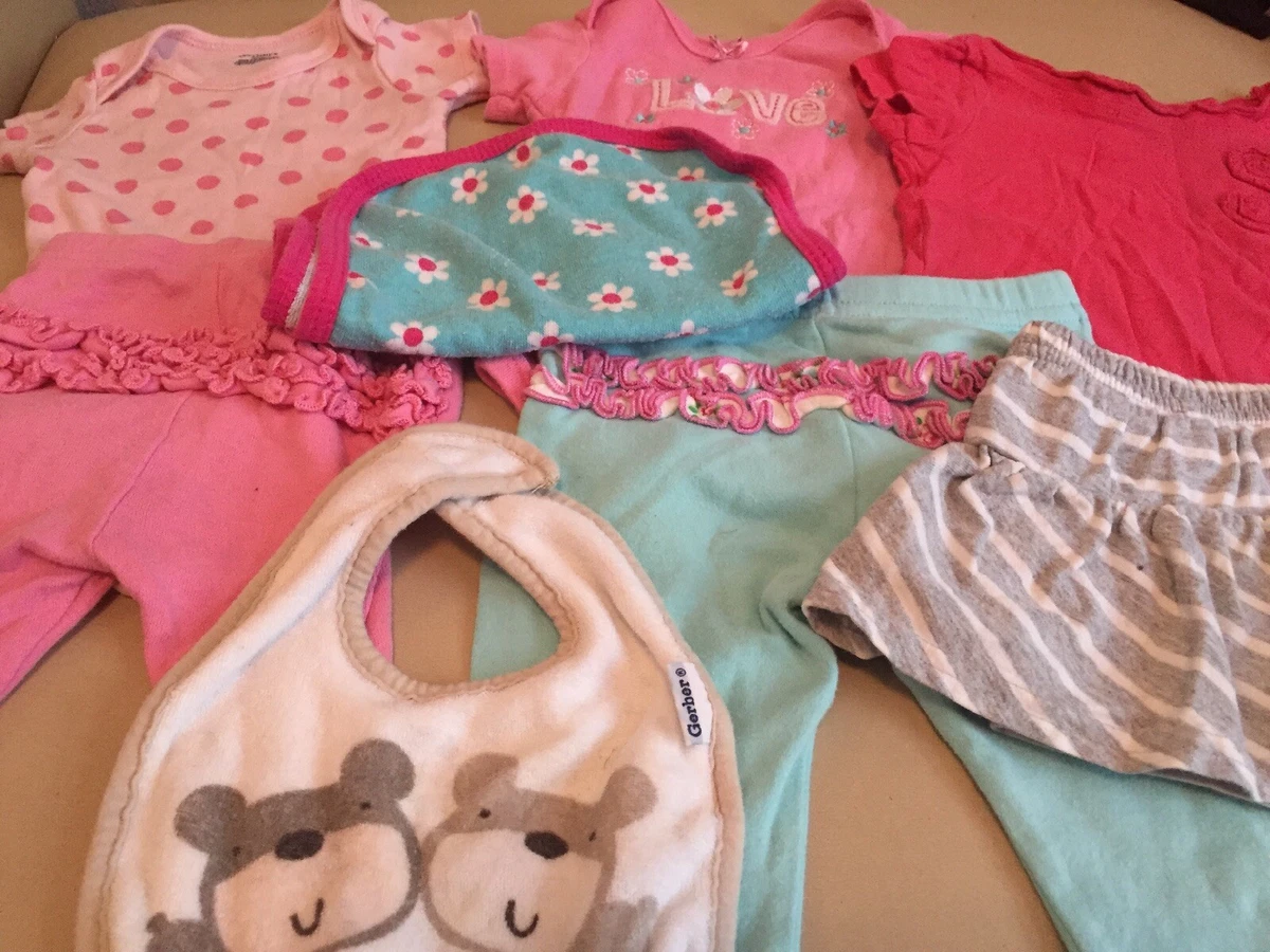 Gerber baby girl best sale pants