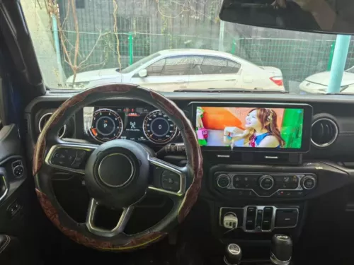 For Jeep Wrangler JL 18-2022 LCD Instrument Panel+Android Multimedia Navigation - Imagen 5 de 10