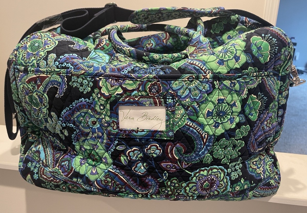 ヴェラ ブラッドリー ラージ ダッフルバッグ VERA BRADLEY LARGE DUFFLE (BLUE RHAPSODY) (RARE & RETIRED