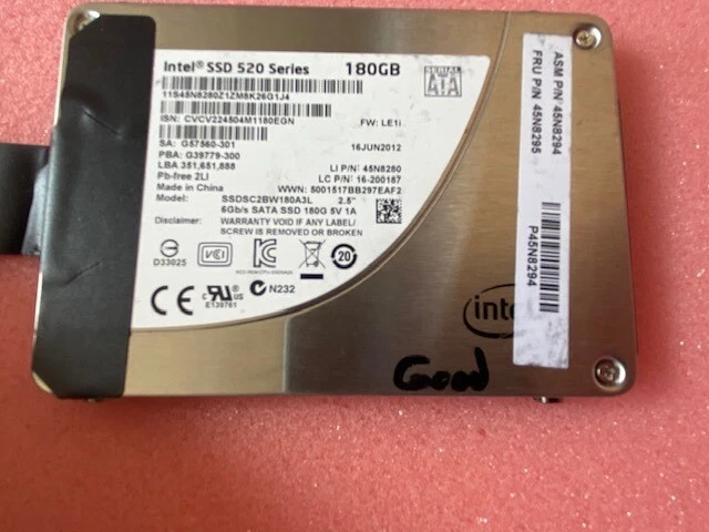 Intel ssd deals 520 180gb